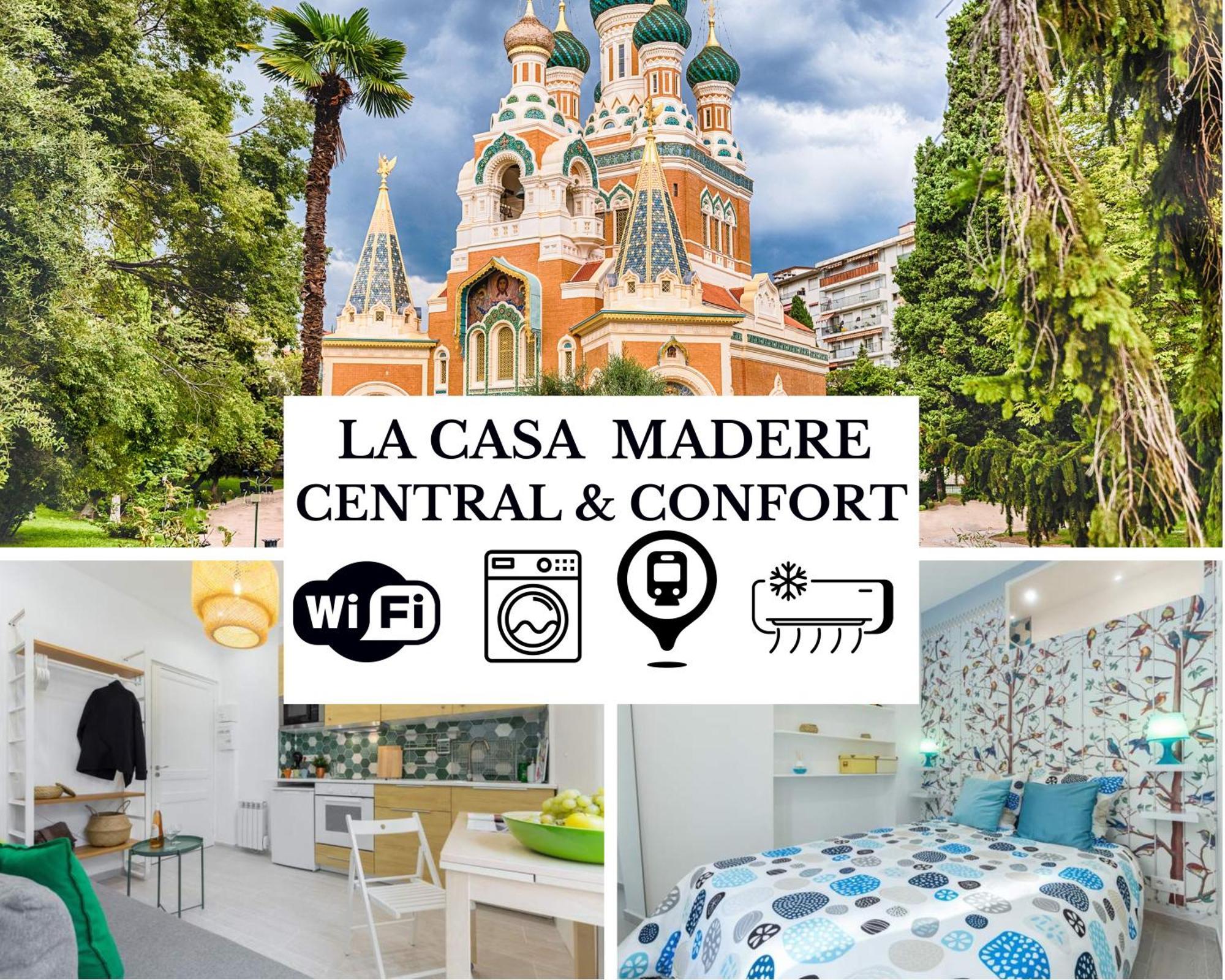 La Casa Madere- Centre Ville Pres Gare - Wifi -Confort Et Cosy Pres Des Transports En Communs Nice Eksteriør billede